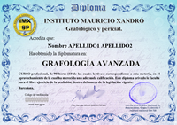 Muestra diploma